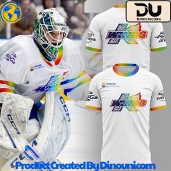 Kalamazoo Wings Uniform Rainbow Ice T-Shirt