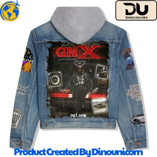 Kendrick Lamar Hooded Denim Jacket