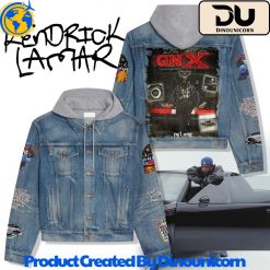 Kendrick Lamar Hooded Denim Jacket