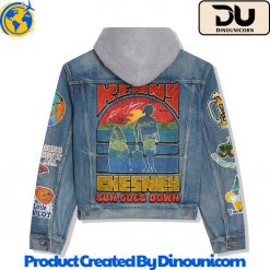 Kenny Chesney Hooded Denim Jacket