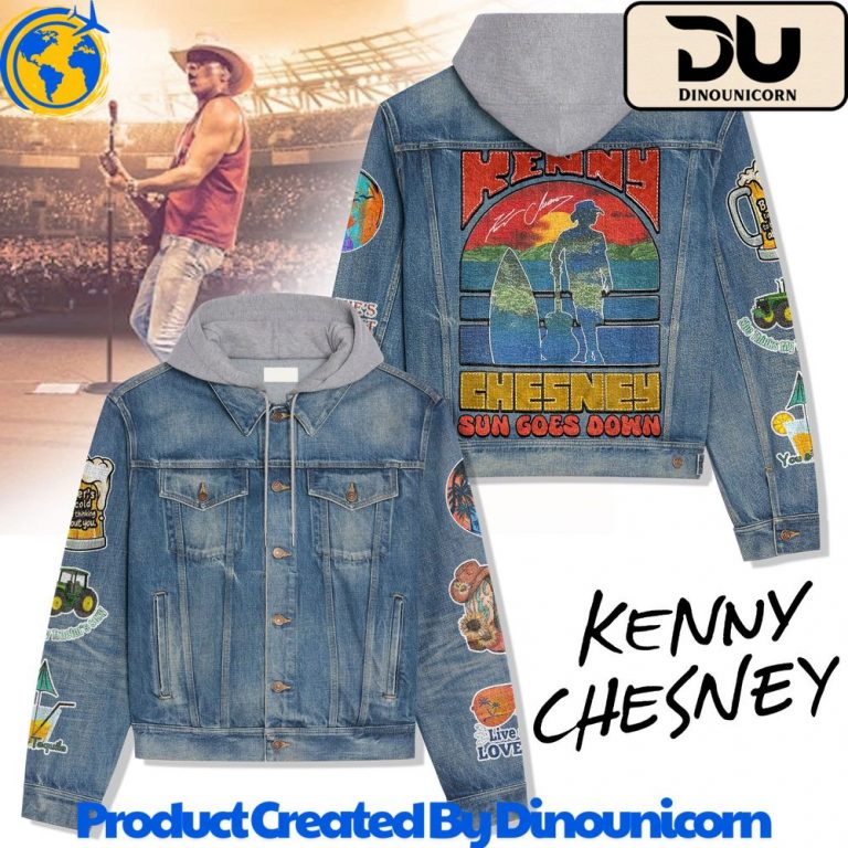 Kenny Chesney Hooded Denim Jacket