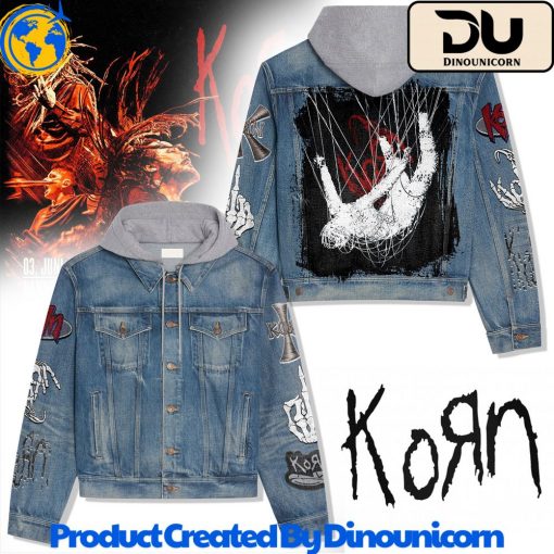 Korn Hooded Denim Jacket