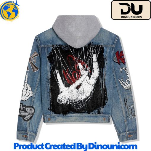 Korn Hooded Denim Jacket