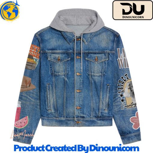 Lainey Wilson Hooded Denim Jacket