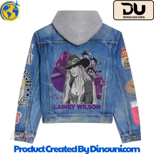 Lainey Wilson Hooded Denim Jacket