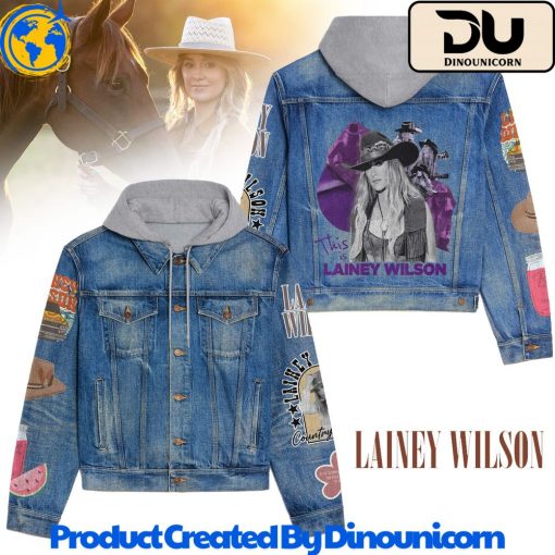 Lainey Wilson Hooded Denim Jacket