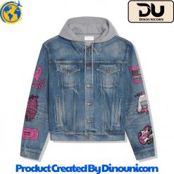 Nicki Minaj Hooded Denim Jacket