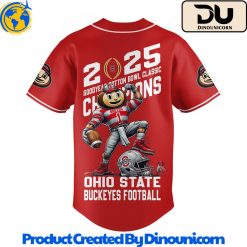 Ohio State Buckeyes Football NCAA Baseball Jersey