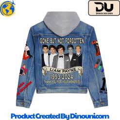 One Direction and Liam Payne Hooded Denim Jacket