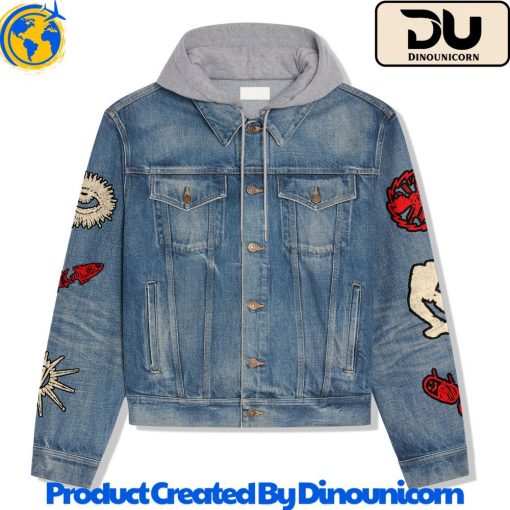 Pierce The Veil Hooded Denim Jacket