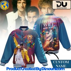 Queen Rock Band Baseball Jacket