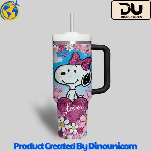 Snoopy Happy Valentine’s Day Stanley Tumbler Cup