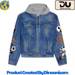 The Nightmare Before Christmas Hooded Denim Jacket