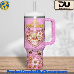 Winnie The Pooh Happy Valentines Day Stanley Tumbler Cup