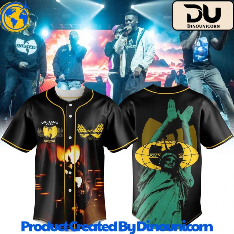 WuTang Clan Baseball Jersey Wu-Tang Clan Baseball Jersey