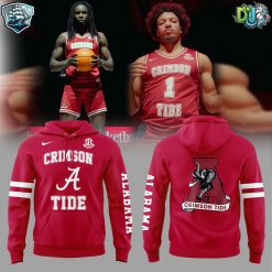 Alabama Crimson Tide Mens Basketball New Threads Same Identity Hoodie