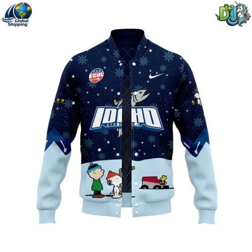 Idaho Steelheads Peanuts x Snoopy Baseball Jacket