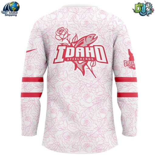 Idaho Steelheads Pink in the Rink Hockey Jersey