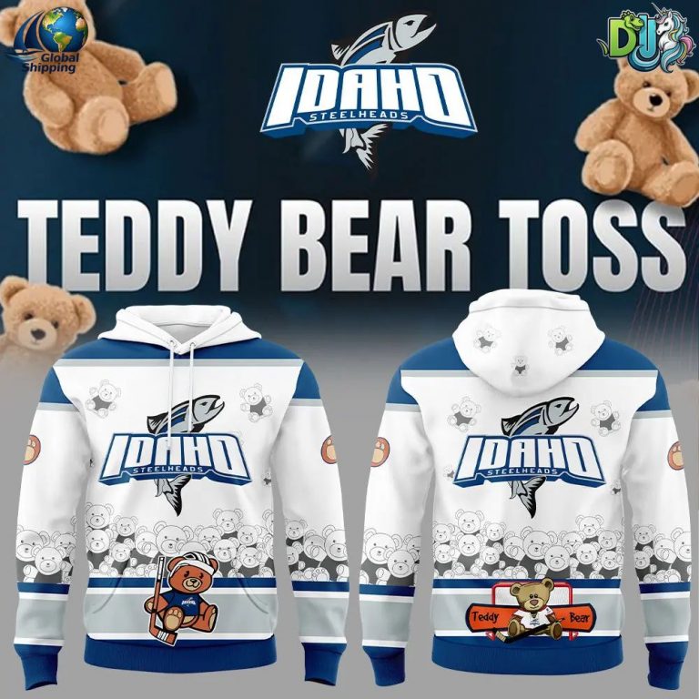 Idaho Steelheads Teddy Bear Toss Hoodie