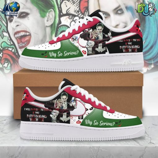 Joker and Harley Quinn Air Force 1 Sneaker