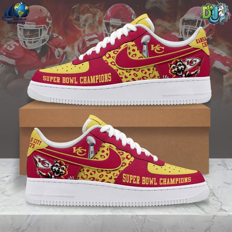 Kansas City Chiefs NFL Super Bowl Champions Air Force 1 Sneaker