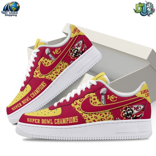 Kansas City Chiefs NFL Super Bowl Champions Air Force 1 Sneaker