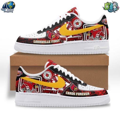 Louisville Cardinals Basketball Air Force 1 Sneaker