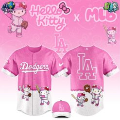 Los Angeles Dodgers MLB x Hello Kitty Baseball Jersey