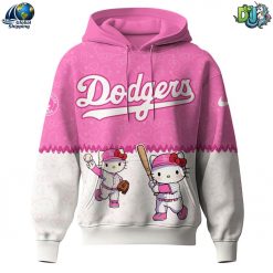 Los Angeles Dodgers MLB x Hello Kitty Hoodie