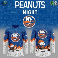 New York Islanders NHL 75th Anniversary of Peanuts Hockey Jersey