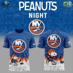 New York Islanders NHL 75th Anniversary of Peanuts T-shirt