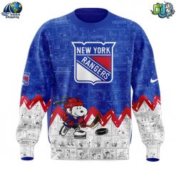 New York Rangers NHL Anniversary of Peanuts Sweatshirt