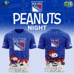 New York Rangers NHL Anniversary of Peanuts T-shirt