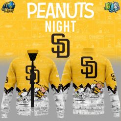 San Diego Padres MLB 75th Anniversary of Peanuts Baseball Jacket