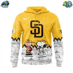 San Diego Padres MLB 75th Anniversary of Peanuts Hoodie