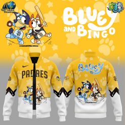 San Diego Padres MLB Bluey and Bingo Baseball Jacket