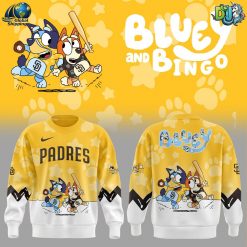 San Diego Padres MLB Bluey and Bingo Sweatshirt