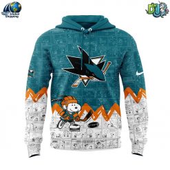 San Jose Sharks NHL Anniversary of Peanuts Hoodie