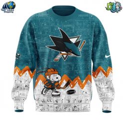 San Jose Sharks NHL Anniversary of Peanuts Sweatshirt