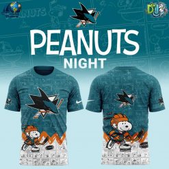 San Jose Sharks NHL Anniversary of Peanuts T-shirt