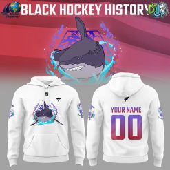 San Jose Sharks NHL Black Hockey History Hoodie