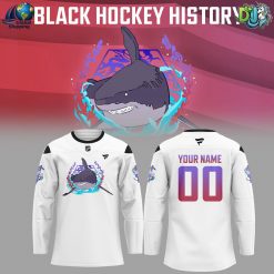 San Jose Sharks NHL Black Hockey History Jersey