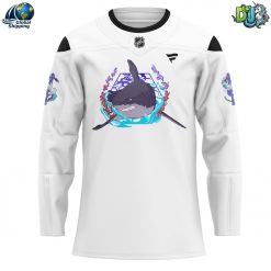 San Jose Sharks NHL Black Hockey History Jersey