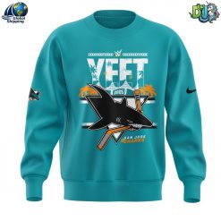 San Jose Sharks NHL Uceyjucey reppin’ the Teal Sweatshirt