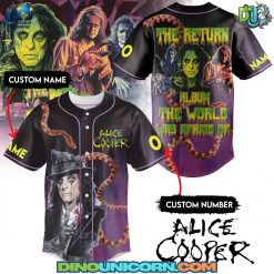Alice Cooper Baseball Jersey