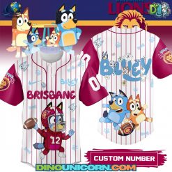 Brisbane Lions AFL x Bluey Baseball Jersey