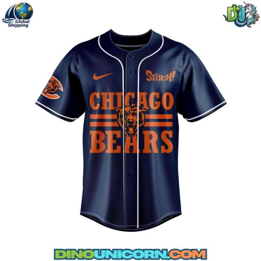 Chicago Bears NFL x Stitch Baseball Jersey