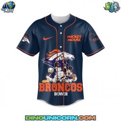 Denver Broncos NFL x Mickey Mouse Baseball Jersey