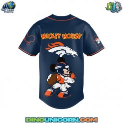 Denver Broncos NFL x Mickey Mouse Baseball Jersey