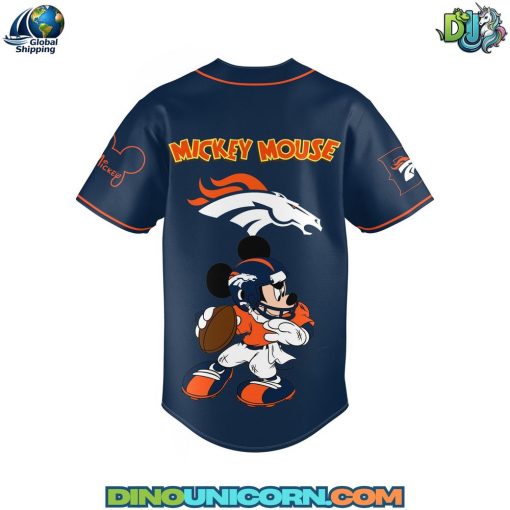 Denver Broncos NFL x Mickey Mouse Baseball Jersey